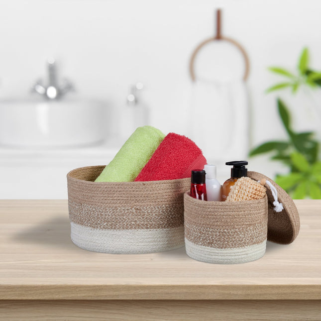 storage basket in 3 parts