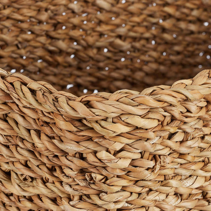storage basket in 3 parts made of seaweed