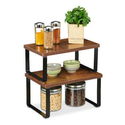 table shelf in 2 parts Industrial design