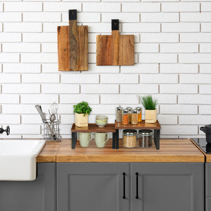 table shelf in 2 parts Industrial design